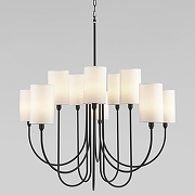 Люстра Eurosvet Abbey 60164/10 черный цвет черный