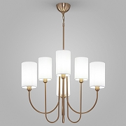 Люстра на штанге Eurosvet Abbey 60164/6 латунь цвет латунь