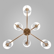 Люстра на штанге Eurosvet Abbey 60164/6 латунь цвет латунь-1