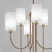 Люстра на штанге Eurosvet Abbey 60164/6 латунь цвет латунь-2