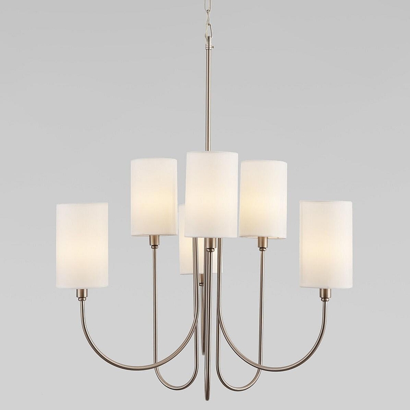 Люстра Eurosvet Abbey 60164/6 никель 