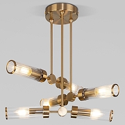 Люстра на штанге Eurosvet Oriens 60166/6 латунь цвет латунь