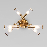 Люстра на штанге Eurosvet Oriens 60166/6 латунь цвет латунь-1