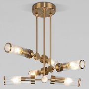 Люстра на штанге Eurosvet Or1ens 60166/6 латунь цвет латунь