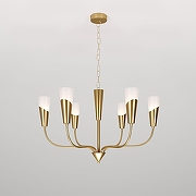 Люстра Eurosvet Rhyton 60167/6 латунь цвет латунь-1