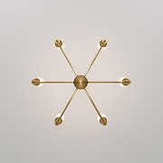 Люстра Eurosvet Rhyton 60167/6 латунь цвет латунь-2