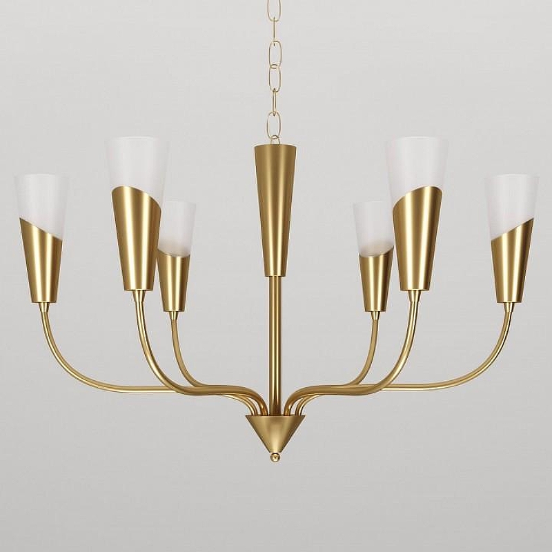 Люстра Eurosvet Rhyton 60167/6 латунь 