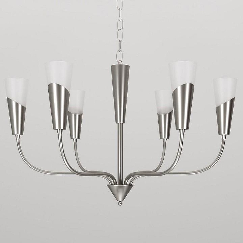 Люстра Eurosvet Rhyton 60167/6 никель 