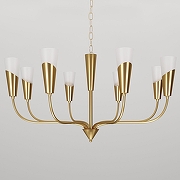 Люстра Eurosvet Rhyton 60167/8 латунь цвет латунь