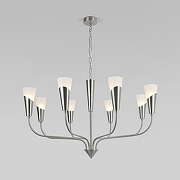 Люстра Eurosvet Rhyton 60167/8 никель цвет никель-1