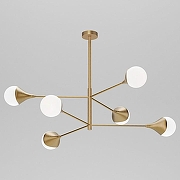 Люстра на штанге Eurosvet Calyx 60168/6 латунь цвет латунь