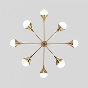 Люстра на штанге Eurosvet Calyx 60168/8 латунь цвет латунь-2