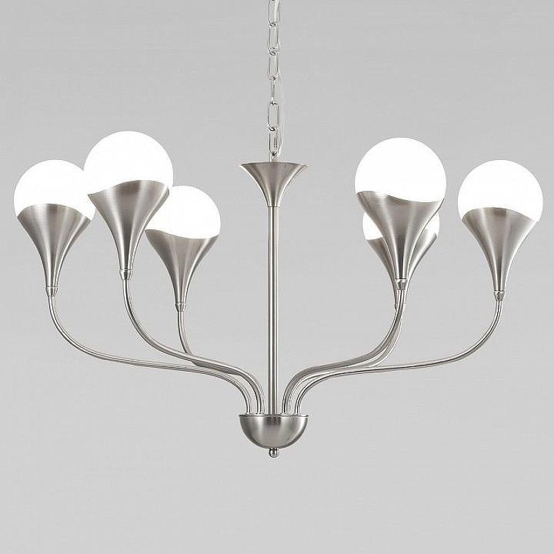 Люстра Eurosvet Calyx 60169/6 никель 