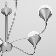 Люстра Eurosvet Calyx 60169/6 никель цвет плафона/подвески Белый, цвет арматуры Никель-2