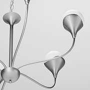 Люстра Eurosvet Calyx 60169/6 никель цвет плафона/подвески Белый, цвет арматуры Никель-3