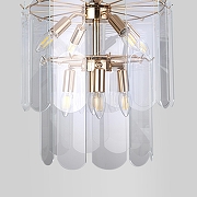 Люстра Eurosvet Cla1re 60170/8 золото цвет плафона/подвески Прозрачный, цвет арматуры Золото-4