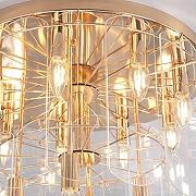 Люстра Eurosvet Cla1re 60170 золото цвет плафона/подвески Прозрачный, цвет арматуры Золото-4