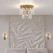 Люстра Eurosvet Cla1re 60170 золото цвет плафона/подвески Прозрачный, цвет арматуры Золото-5