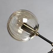 Люстра на штанге DeMarkt Гамбург 22 605016206 цвет плафона/подвески Золото, цвет арматуры Бронза-3