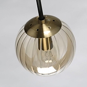 Люстра на штанге DeMarkt Гамбург 22 605016206 цвет плафона/подвески Золото, цвет арматуры Бронза-5