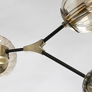 Люстра на штанге DeMarkt Гамбург 22 605016206 цвет плафона/подвески Золото, цвет арматуры Бронза-7