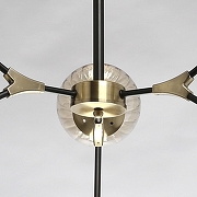 Люстра на штанге DeMarkt Гамбург 22 605016206 цвет плафона/подвески Золото, цвет арматуры Бронза-9