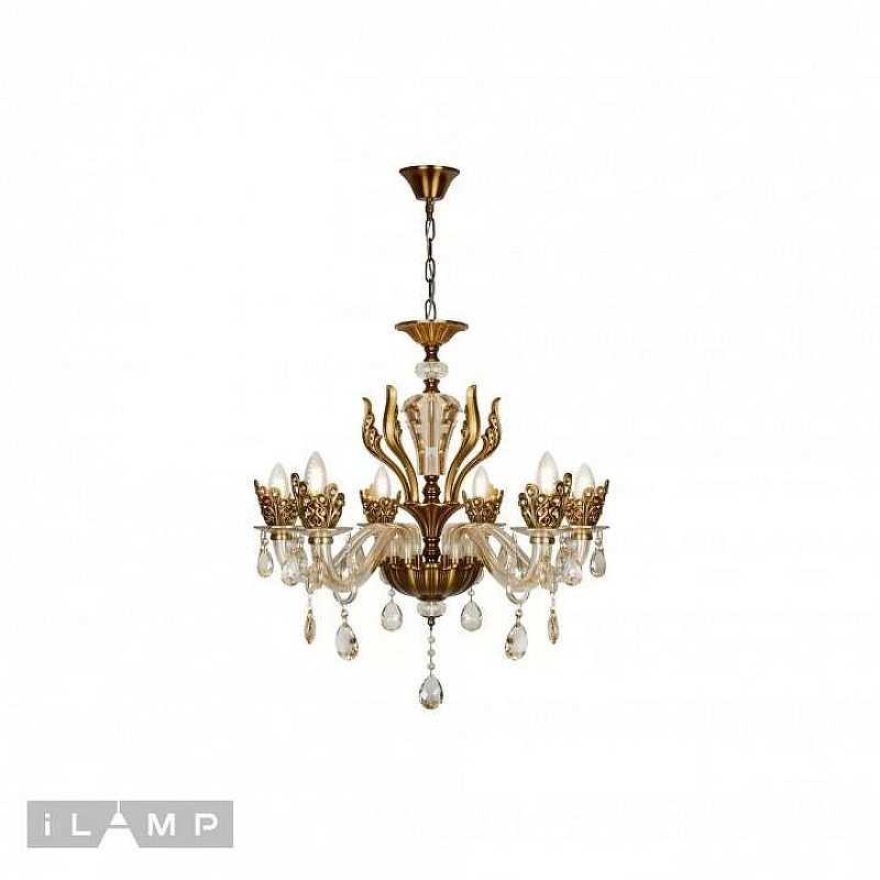 Люстра iLamp Asia 61078-6 BR 