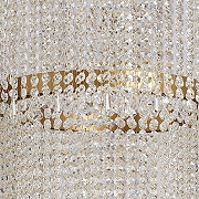 Люстра Chiaro Вассерфалл 3 617010602 цвет плафона/подвески Прозрачный, цвет арматуры Золото-2