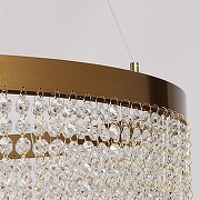 Люстра Chiaro Вассерфалл 3 617010703 цвет плафона/подвески Прозрачный, цвет арматуры Золото-8