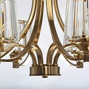 Люстра MW-Light Илвита 3 624011108 цвет плафона/подвески Прозрачный, цвет арматуры Латунь-6