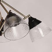 Люстра De City Dela 20 635011705 цвет плафона/подвески Черный, цвет арматуры Бронза, Черный-4