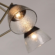 Люстра De City Dela 20 635011705 цвет плафона/подвески Черный, цвет арматуры Бронза, Черный-6