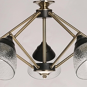 Люстра De City Dela 20 635011705 цвет плафона/подвески Черный, цвет арматуры Бронза, Черный-7