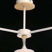 Люстра на штанге De City Дэла 6 635015003 цвет плафона/подвески Белый, цвет арматуры Белый, Коричневый-7