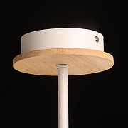 Люстра на штанге De City Дэла 6 635015003 цвет плафона/подвески Белый, цвет арматуры Белый, Коричневый-8