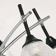 Люстра на штанге De City Дэла 38 635015205 цвет плафона/подвески Прозрачный, цвет арматуры Черный-5