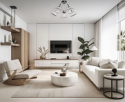 Люстра на штанге De City Дэла 38 635015205 цвет плафона/подвески Прозрачный, цвет арматуры Черный-8