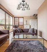 Люстра на штанге De City Dela 38 635015405 цвет плафона/подвески Золото, Черный, цвет арматуры Золото, Черный-8