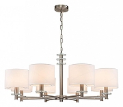 Люстра Escada Novella 641/8PL цвет плафона/подвески Белый, цвет арматуры Прозрачный, Никель-2