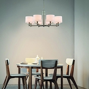 Люстра Escada Novella 641/8PL цвет плафона/подвески Белый, цвет арматуры Прозрачный, Никель-6