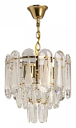 Люстра De City Аделард 33 642019203 цвет плафона/подвески Прозрачный, цвет арматуры Бронза