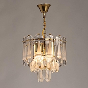 Люстра De City Аделард 33 642019203 цвет плафона/подвески Прозрачный, цвет арматуры Бронза-1