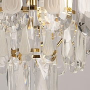 Люстра De City Аделард 33 642019203 цвет плафона/подвески Прозрачный, цвет арматуры Бронза-7