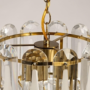 Люстра De City Аделард 33 642019203 цвет плафона/подвески Прозрачный, цвет арматуры Бронза-9