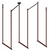 Трековый светильник Kink Light Сатори 6421-2K,06 цвет плафона/подвески Терракотовый, цвет арматуры Терракот