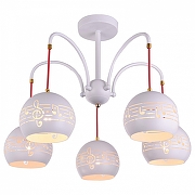 Люстра на штанге Escada Samira 642/5P цвет белый