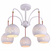 Люстра на штанге Escada Samira 642/5P цвет белый