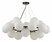 Люстра Lumion Moderni 6508/20 цвет плафона/подвески Белый, цвет арматуры Черный-1