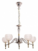 Люстра Abrasax 6565 6565/5 цвет плафона/подвески Прозрачный, цвет арматуры Хром-1