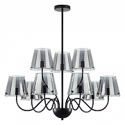 Люстра на штанге Lumion Smoky 6570/9C цвет черный